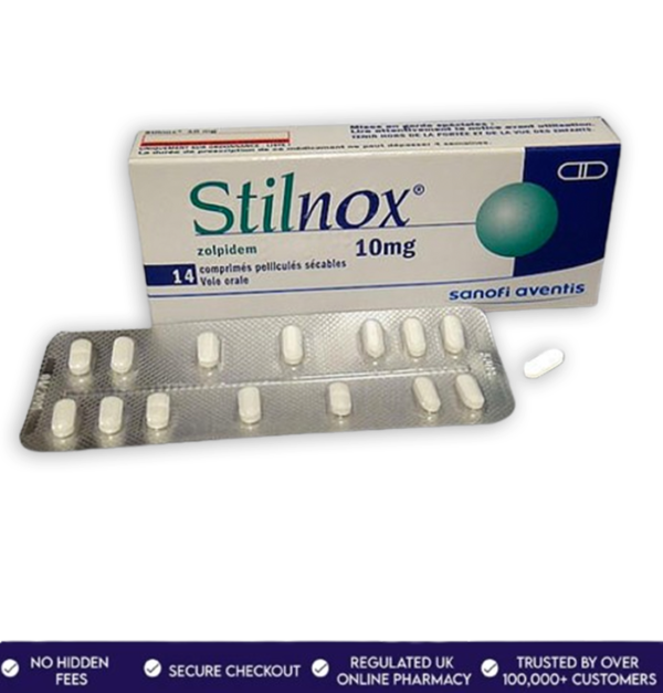 Stilnox 10mg is used to treat short-term insomnia and difficulty falling asleep